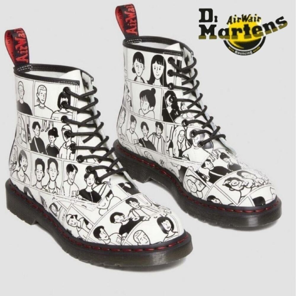 Dr. Martens 1460 Fuyuki Kanai Pride Boots Women’s Size 7 – Limited Edition